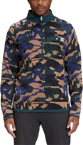 THE NORTH FACE Men's Gordon Lyons Printed 1/4-Zip Pullover Shirt in Saudi Arabia