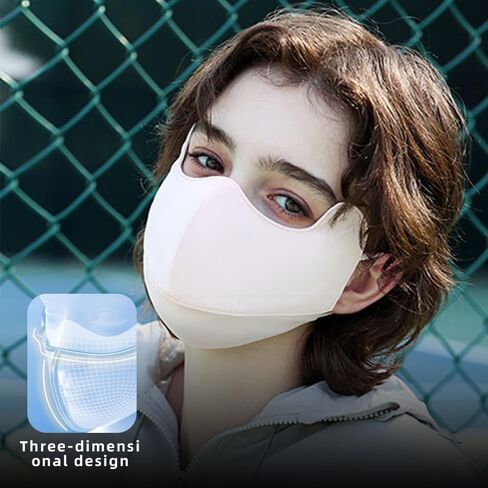 OHRAIN Neck Gaiter UPF 50+ UV Face Scarf Cover Summer Breathable Washable Reusable SLF5M043 in Saudi Arabia