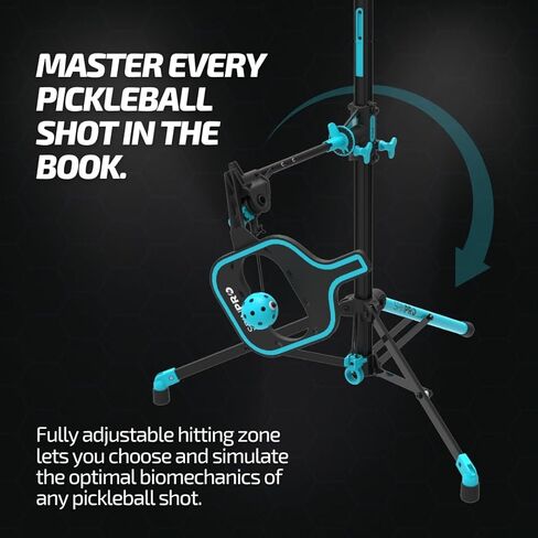 SpinPro for Pickleball - Pickleball Trainer | Training Aid for at-Home, Indoor or Outdoor Practice | Learn Topspin, Slice, Sidespin | Improve Your Game Rapidly for Pickleball Players in Saudi Arabia