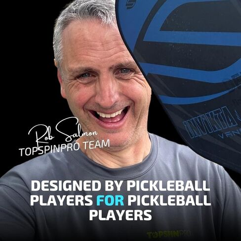 SpinPro for Pickleball - Pickleball Trainer | Training Aid for at-Home, Indoor or Outdoor Practice | Learn Topspin, Slice, Sidespin | Improve Your Game Rapidly for Pickleball Players in Saudi Arabia