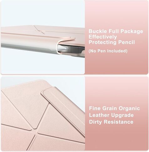 BOBOLEE Case for iPad 10th Generation 10.9 Inch 2022, Slim Multifold Stand Full Corners Protective Tablet Cover with PU Leather Shell, Easy to Clean, Multi-Angle Viewing, Auto Wake/Sleep, Black in Saudi Arabia