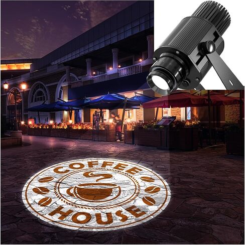 Custom Logo Projector Lights Custom GOBO projectors for Store Business or Wall Outdoor Waterproof ip67 HD led for Shop Advertising and Wedding 35W in Kuwait