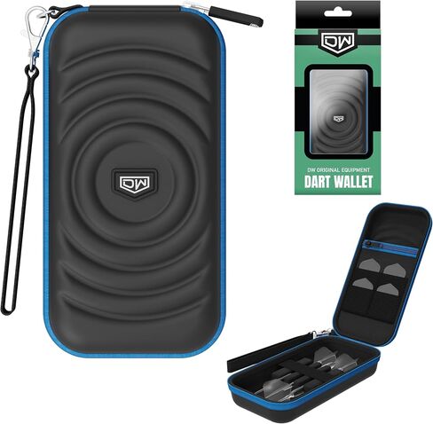 DW Original Darts Wallet, Dart Storage Case, Holds 6 Darts | EVA Quality Material, Protective Dart Cases, Professional Darts Accessories | Black/Green in Saudi Arabia