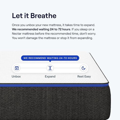 مرتبة Nectar Premier مقاس 13 بوصة Twin XL (الإصدار الجديد) - متوسطة الصلابة - رغوة الذاكرة الكنتورية - ترقية التبريد - طبقة تخفيف الضغط مقاس 2 بوصة - الحد الأدنى من نقل الحركة - تجربة لمدة 365 ليلة وضمان للأبد in Kuwait