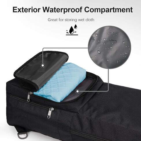 Yoga Mat Bag Carrier Side Mesh Zipper Pocket Waterproof Wet Compartment Lightweight Yoga Bag for Mat in Kuwait