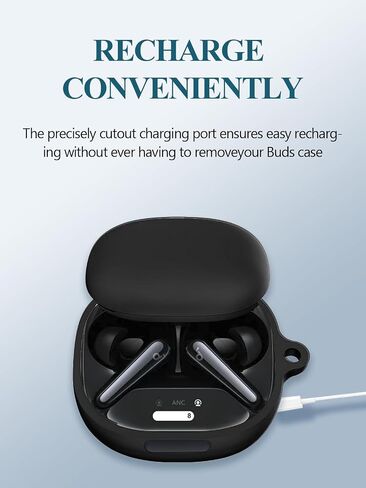 Case for Soundcore Liberty 4 Pro by Anker, Noise Cancelling Wireless Earbuds,WUNIAK Soft Silicone Protective Portable Scratch Shock Resistant Shell with Cleaner Kit & Carabiner & Lanyard，White in Saudi Arabia