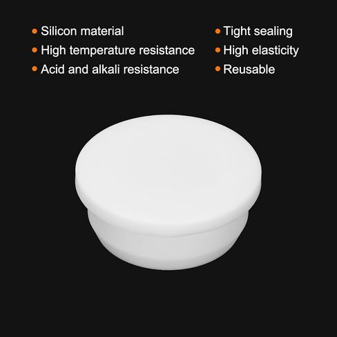 MECCANIXITY High Temp Silicone Plug Mount Dia 111.5mm/4.39 Inch t Shaped Rubber Stopper Hole Plugs for Powder Coating Plating Waterproof Sealing Plugs White Pack of 1 in Kuwait