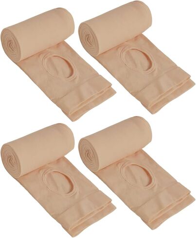 Women Girls Stirrup Tights with Self Knit Waistband, 60D Dance Tights for Ballet, Gymnastics, School, 2 Pairs in Kuwait