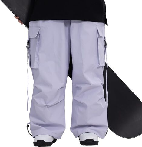 SNOWVERB سروال رجالي شتوي دافئ للثلوج فضفاض مقاوم للماء على الجليد سروال فضفاض مناسب للتزلج in Kuwait