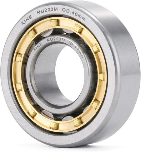 XIKE 1 Pcs NU205M Cylindrical Roller Bearings 25x52x15mm, Fits DIY/Motor/Turbines/Compressors/Reducer/Gearbox, Industrial/Agricultural/Engineering/Garden Machinery. in Saudi Arabia