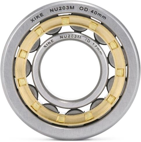 XIKE 1 Pcs NU205M Cylindrical Roller Bearings 25x52x15mm, Fits DIY/Motor/Turbines/Compressors/Reducer/Gearbox, Industrial/Agricultural/Engineering/Garden Machinery. in Saudi Arabia