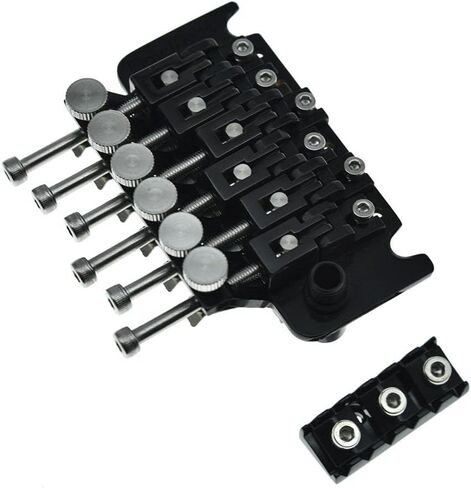 KAISH Whole Set Stainless Steel Tremolo Fine Tuner Screws String Insert Block Saddle Mounting Screws Locking Nut & String Lock Screws for FR in Kuwait