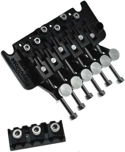 KAISH Whole Set Stainless Steel Tremolo Fine Tuner Screws String Insert Block Saddle Mounting Screws Locking Nut & String Lock Screws for FR in Kuwait