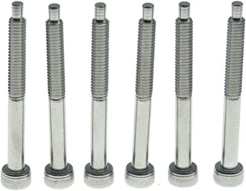 KAISH Whole Set Stainless Steel Tremolo Fine Tuner Screws String Insert Block Saddle Mounting Screws Locking Nut & String Lock Screws for FR in Kuwait