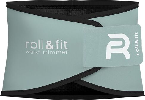 Roll & Fit Waist Trimmer Belt with Back Support Springs – Lightweight Sauna Sweat Waist Trainer for Belly Fat & Weight Loss in Saudi Arabia