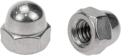 Coshar 20Pcs 1/4-20 Acorn Cap Nuts Hex Nut,18-8 304 Stainless Steel Hex Dome Cap Nut,Plain Finish in Kuwait