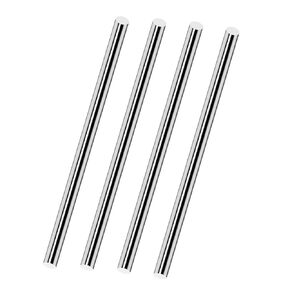Stainless Steel Rod 12mm(0.472"),4Pcs 16 Inch Length 1/2(12mm-0.472") Diameter 304 Stainless Steel Round Rod,Metal Solid Shaft Rods for Industry,Metal Working Hobbies and DIY Craft.