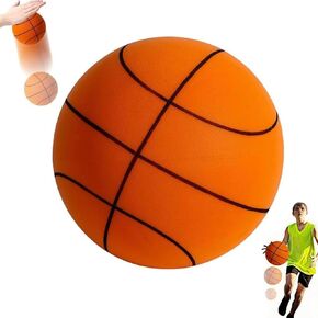 Sprstar Silent Basketball,Silent Basketball Dribbling Indoor,Silent Basketball Indoor Use,Foam Basketball Indoor Training Quiet Ball for Quiet Dribbling(9.4 in)