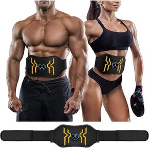 NEWPINE ABS Stimulator, Ab Machine, Abdominal Toning Belt Muscle Toner Fitness Training Gear Ab Trainer Equipment for Home NNY4