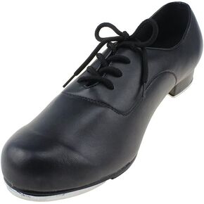 MSMAX Boys Flex Tap Dance Shoes Glossy Matte(Little Kid/Big Kid)