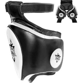Thigh Pads Muay Thai, Thigh Sports Protector Pads Max Thick 4in, Muay Thai Thigh Guards Kick Pads, Kicking Leg Pads for Muay Thai, UFC, Taekwondo, Heavy Hit Training