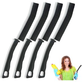 Bestylez 4PCS Crevice Cleaning Brush Skinny Hard Bristle Fine Gap Brush Multifunction Grout Brushes for Dead Corner Groove Tiles Gap