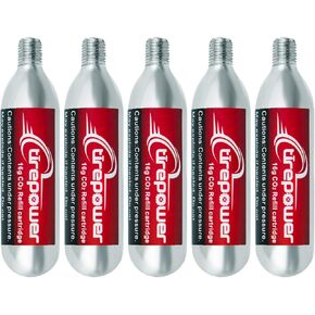 Threaded Co2 Cartridges, Co2 Cartridges Bike, Bike Co2 Cartridge, 16g Co2 Cartridges Threaded for CO2 Inflator with Threaded Connection, Perfect for Road and Mountain Bikes