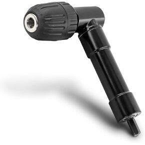Cordless Right Angle Drill Adapter, 90 Degree Adapter Drill 8mm Hex Shank Power Tool Attachment (Chuck Range: 0.8mm-10mm)