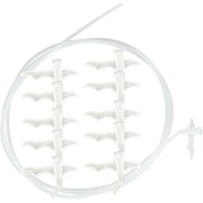 Spray Foam Nozzle Tips Extra 2 Meter Spray Foam Replacement Insulation Nozzle for Can with 10 Tips
