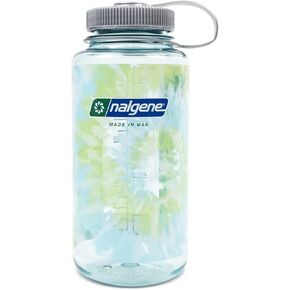 Nalgene 348825 Wide Mouth 32oz Seafoam - Tie-Dye Seafoam/Platinum