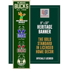 Winning Streak NBA Milwaukee Bucks Heritage Banner