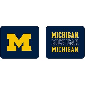 Mouse Pad, Fabric, University of Michigan Standard/Mascot Repeat