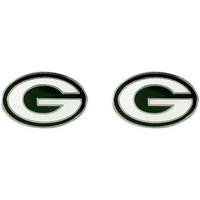 Aminco NFL Green Bay Packers Logo Post Earrings