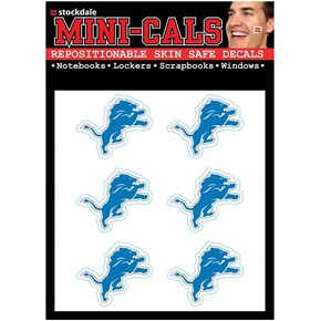 WinCraft NFL Detroit Lions Face Tattoos, Team Colors, One Size