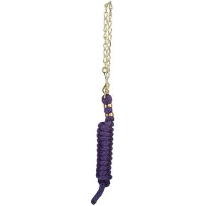 Weaver Equine Poly Lead Rope with Brass Plated Swivel Chain