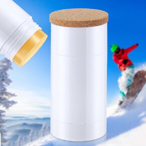 Nuanchu 75 جرام فرك على الشمع للتزلج/التزلج على الجليد/الشمال/عبر البلاد مع أداة توزيع الفلين السهلة، شمع التزلج والتزلج على الجليد لمعظم درجات الحرارة، شمع عالمي خالٍ من PFAS لإزالة الشعر بالشمع السريع in Kuwait