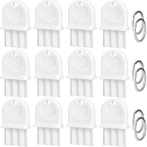 6 Pcs Paper Towel Dispenser Key Hard Plastic Universal Waffle Toilet Paper Dispenser Key for Toilet Paper and Toilet Paper Dispensers with Waffle Shaped Lock