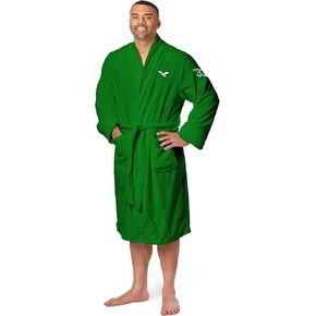 NORTHWEST The Company Official NFL Philadelphia Eagles للرجال L/XL روب حمام بلمسة حريرية بشعار قديم مع رقم، كيلي جرين، 26 بوصة × 47 بوصة in Kuwait