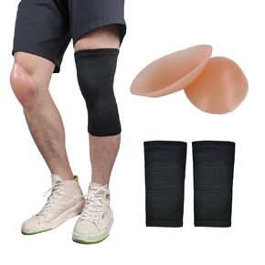 Knee Pads, Silicone Knee Pads, for Skiing Skating, Snowboarding, ateboarding, Roller Skating, Rollerblading,Unisex
