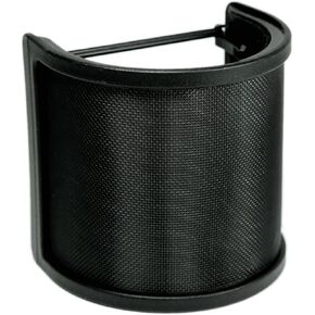 Pop Filter for Microphone, Black POP SHIELD.Metal Mesh Layer Microphone Windscreen Cover Handheld Mic Shield Mask,Microphone Accessories for Vocal Recording,Youtube videos,Streaming.Mic anti spray net