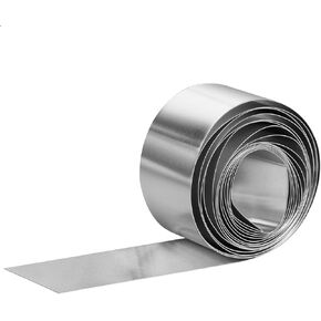 Aluminum Flashing Roll，Aluminum Sheet Roll 3500x50x0.1mm(LxWxT) Applicable to Various House Repair and DIY Projects