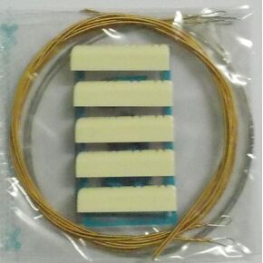 Mandolin Strings Set Coated Copper with 5 pcs Plastic Nuts Loop 11-40