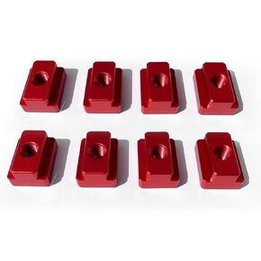 T-Slot Nut 5/8 Inch Red Oxide Finish 1/2"-13 Threads,8 Pcs Set