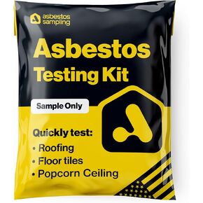 Asbestos Test Kit - Sample Only Testing - 72hr (3 Business Days) NVLAP lab Result with lab Testing fee Included. (3 Samples)