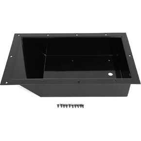 KUAFU Foot Pedal Pan Compatible with Most Brands MinnKota 100RTMP Marine Ultrexx & MotorGuide Trolling Motor Foot Pan Powder Coated Black Durable Sturdy
