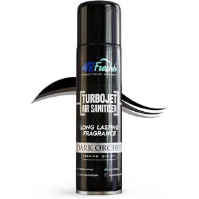 Dark Orchid 16.9 Oz Car Air Freshener, Designer Cologne Inspired Turbojet Fragrance, Automotive Sanitizer - Dry Mist, Neutralize Smells Quickly Anywhere, Made in UK