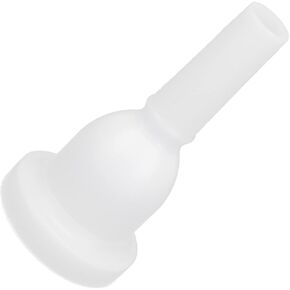 Trombone Mouthpiece, White Professonal Pure Sound Labor‑Saving ABS Plastic Trombones Mouth for Players for Wind Instrument for Performance for Practice