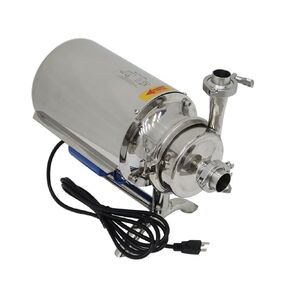 3T/H مضخة المشروبات الصحية 316 الفولاذ المقاوم للصدأ مضخة طرد مركزي 110 فولت مضخة صحية الغذاء الصف مضخة آلة نقل السائل