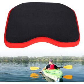 Flotation Cushion Seat Soft Cushion Pad for Kayak, Comfortable Kayak Canoe Paded Seat Cushion for Paddling, Boat and Fishing(Black)