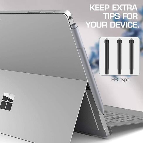 Original Pen Tips Kit with 2H H HB B Refill Replacement for Microsoft Surface Pro 5, Surface Pro 4, New Surface Pro 2017, Surface Book, Surface Studio, Surface Laptop Touch Stylus Pen in Saudi Arabia